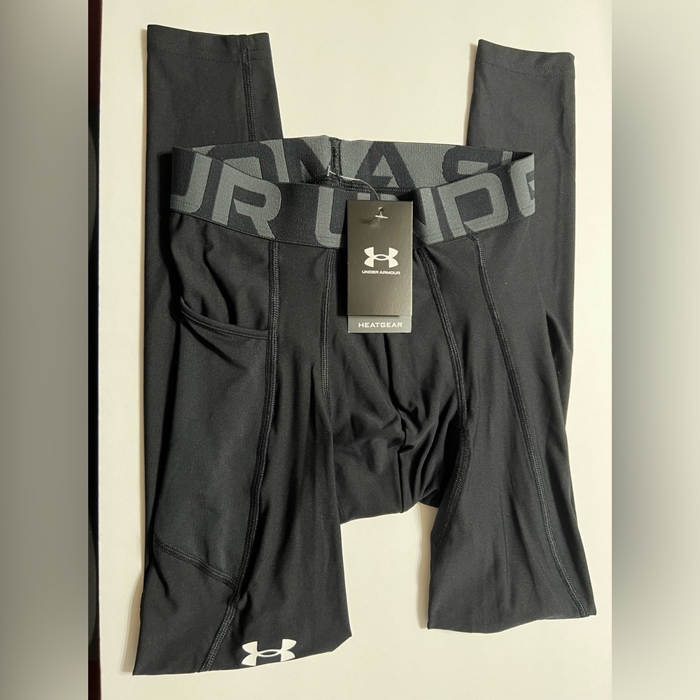 Under Armour Men's HeatGear Leggings , Black Size Small